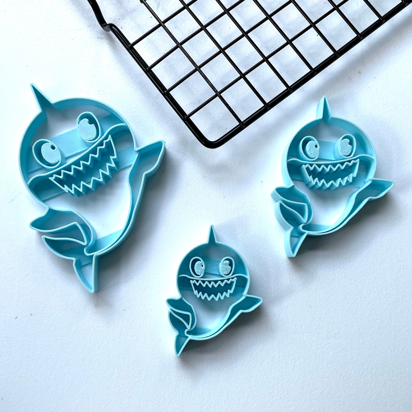 shark Uk Cookie Cutter Fondant Plastic MEG cookie cutters