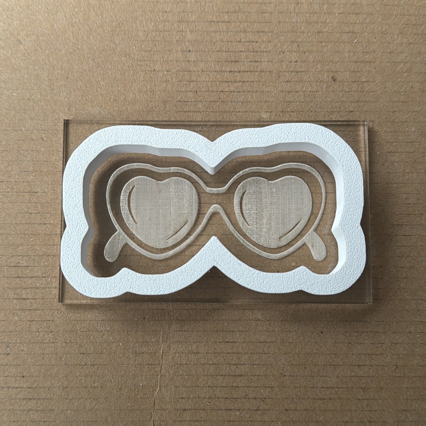 Sunglasses - Glasses girl - debossing and matching cutter