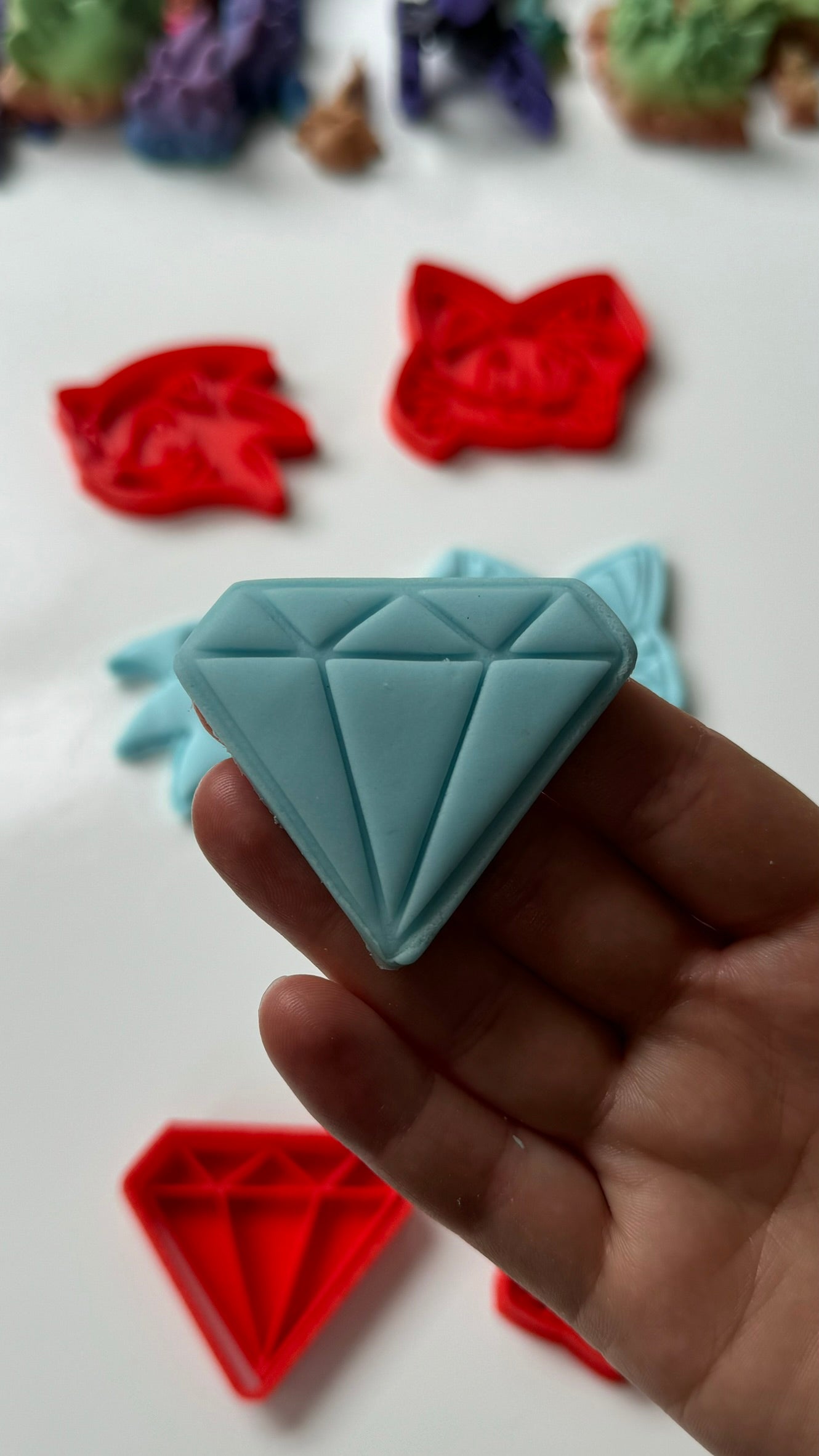 Sonic The Hedgehog-inspired SET OF 4 cookie cutter + stamp