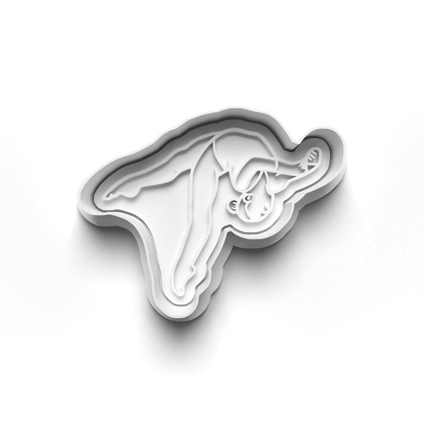 Gymnastics Set cookie cutter and stamp 0649