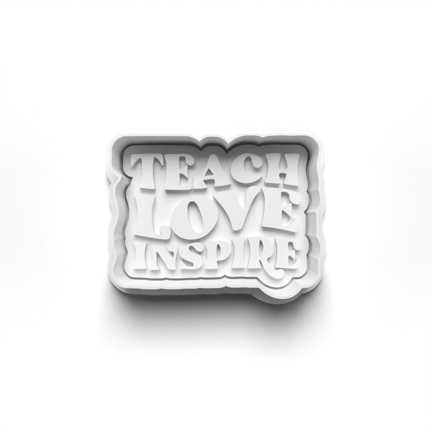 Teacher set cookie cutter and stamp 0653