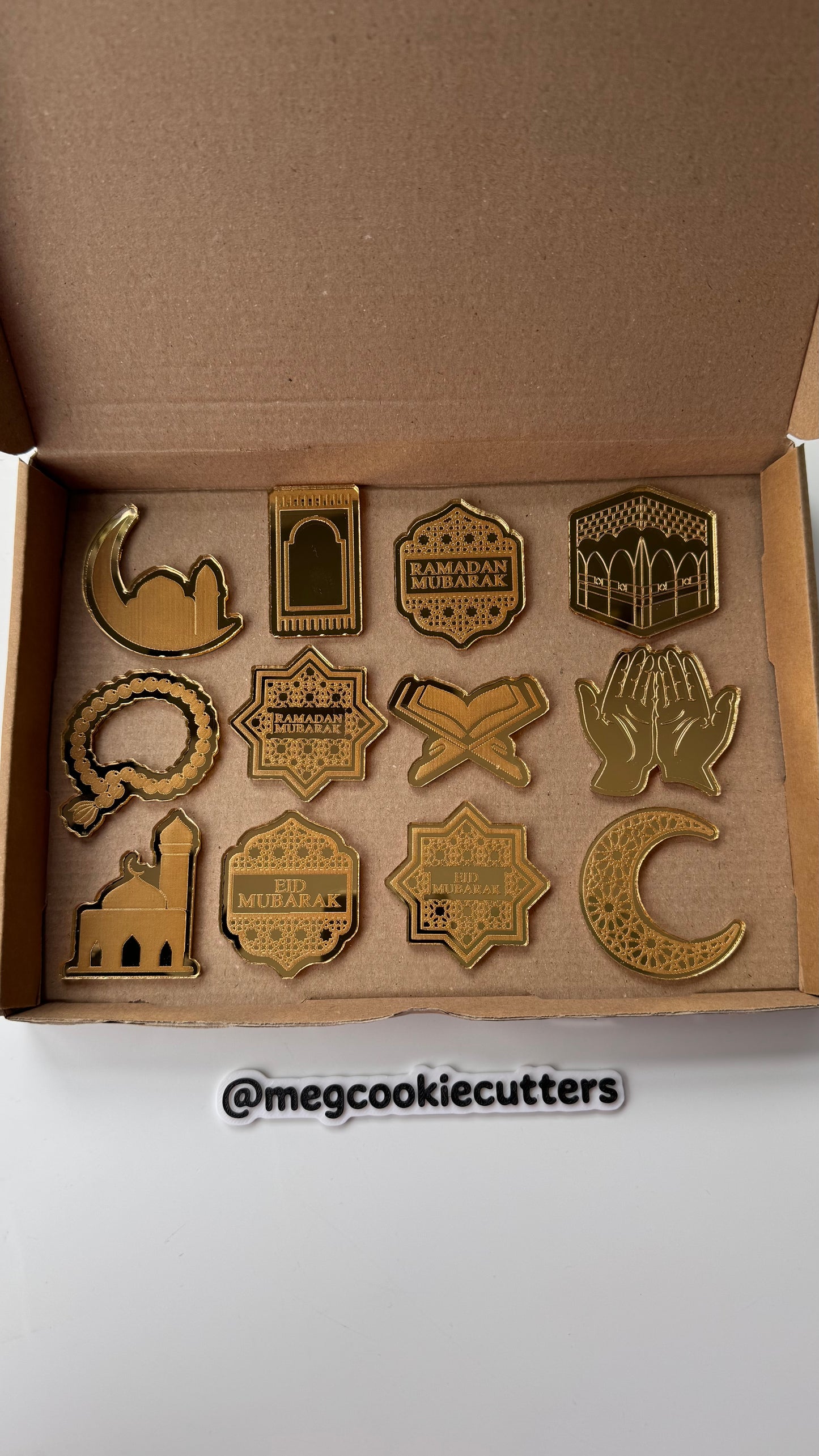Eid / Ramadan cupcake charm box - set of 12