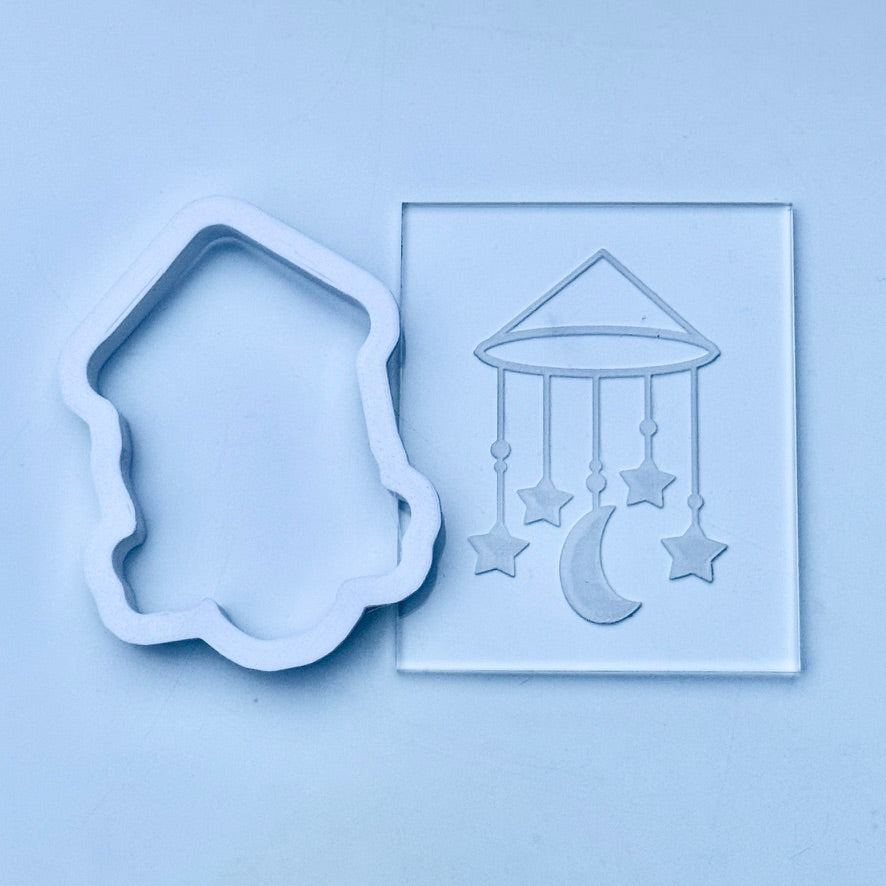 Baby - Debossing + matching cutter - mobile toy - M1013