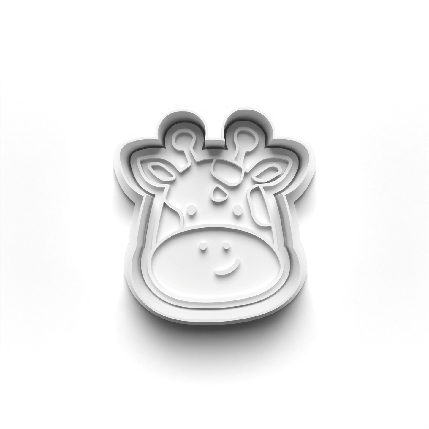 Animal head - giraffe - cutter + stamp - 0724_12