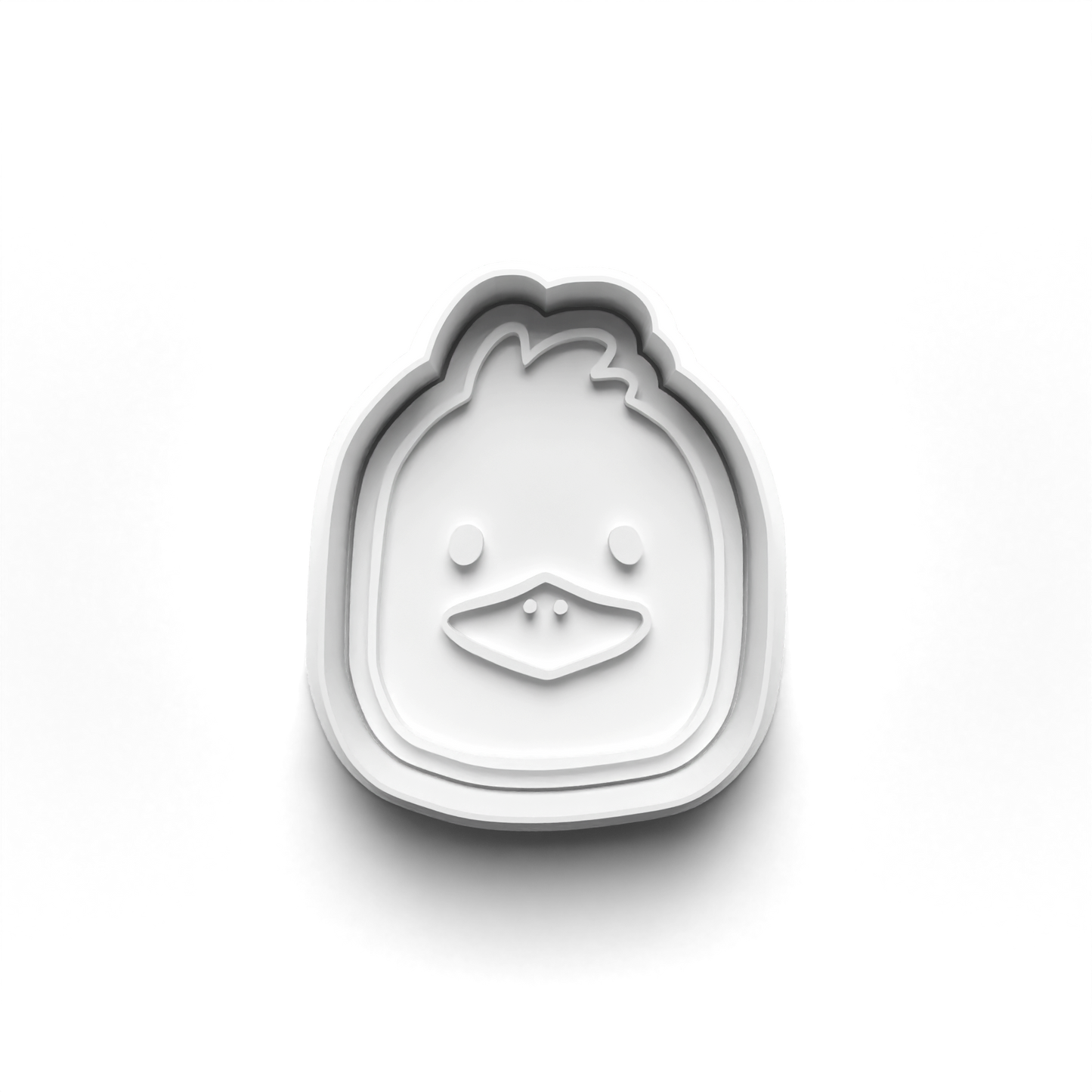 Animal head - duck - cutter + stamp - 0724_14