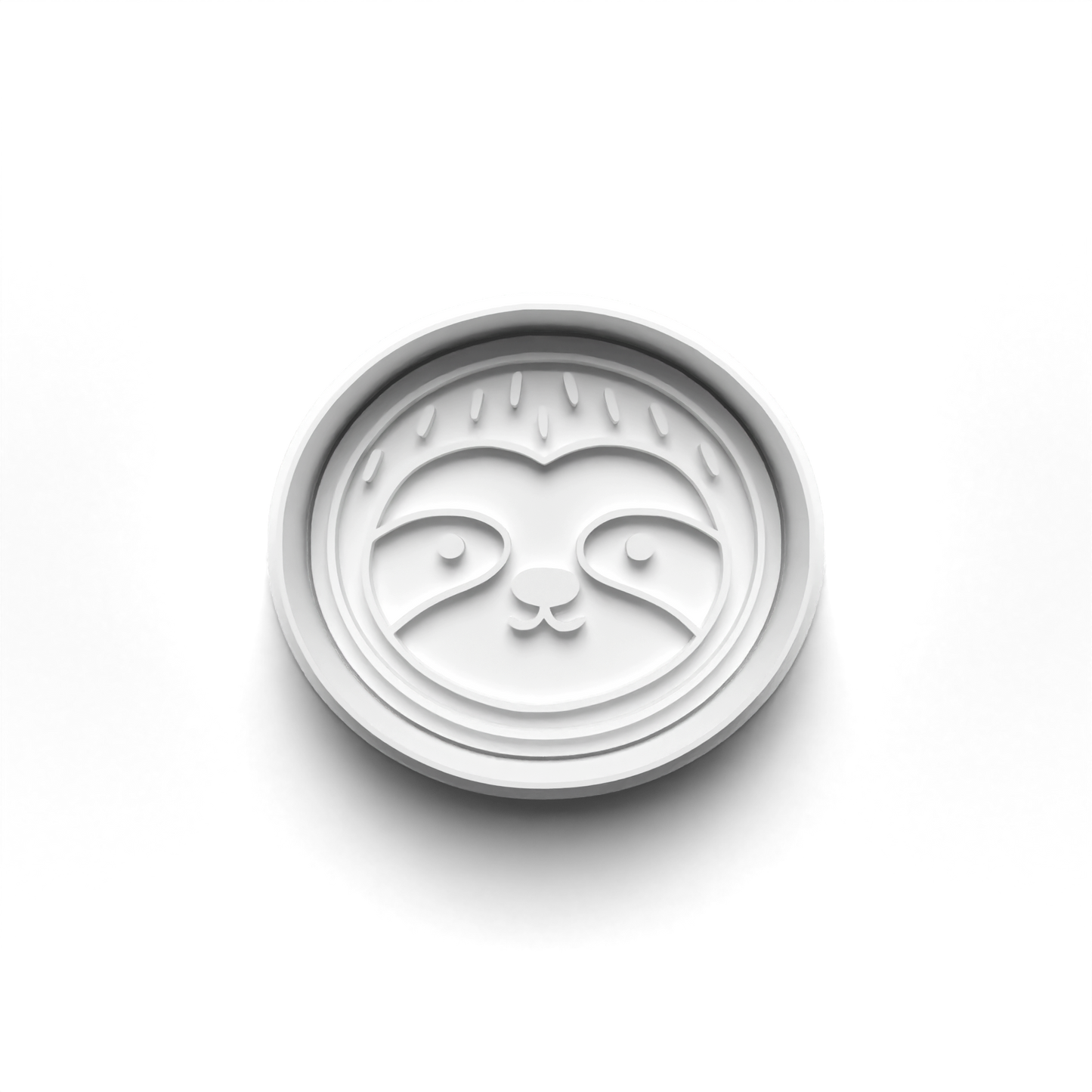 Animal head - sloth - cutter + stamp - 0724_3