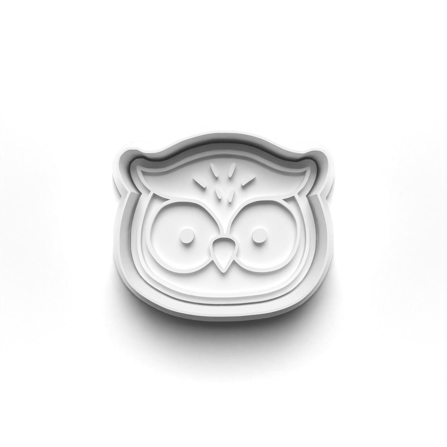 Animal head - owl - cutter + stamp - 0724_7