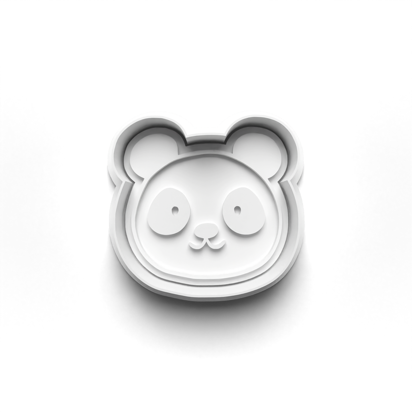 Animal head - panda - cutter + stamp - 0724_8