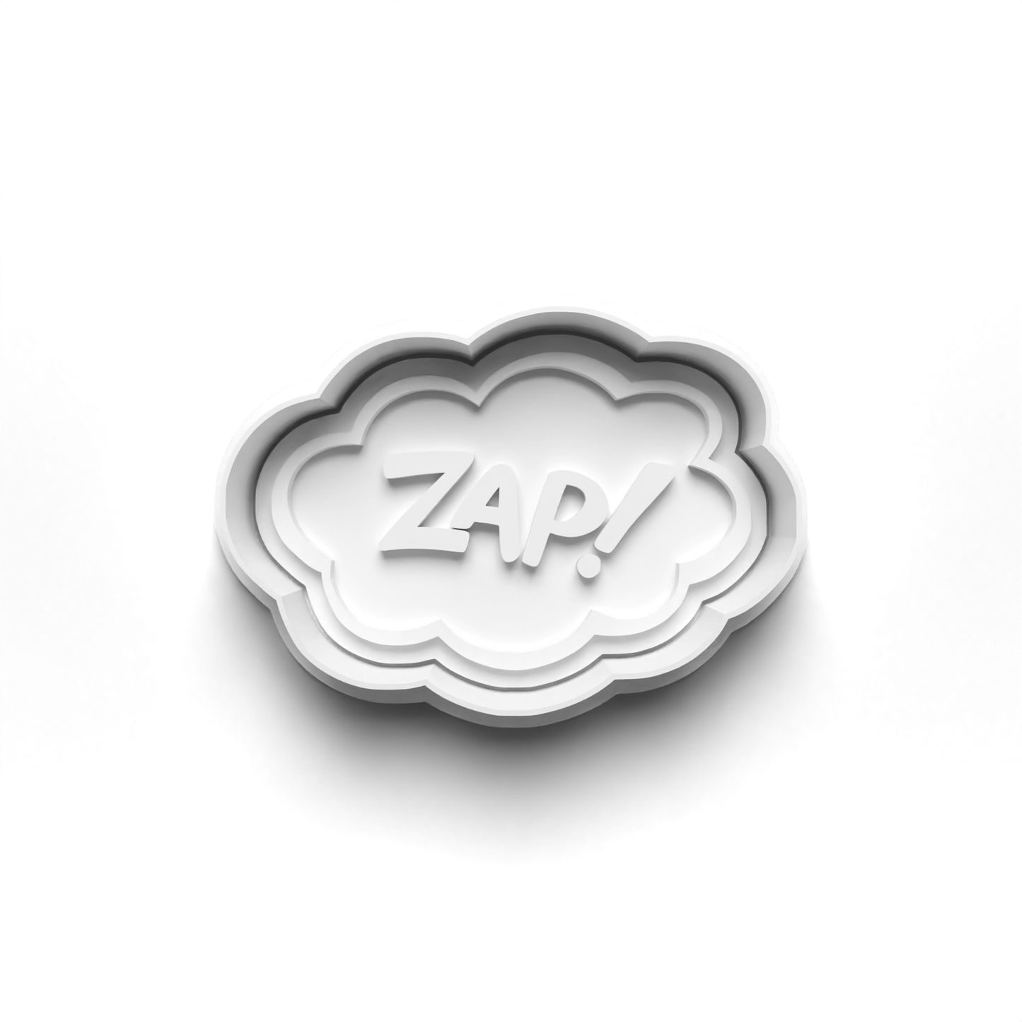 Comic speech bubble - Cookie Cutter + stamp 0732