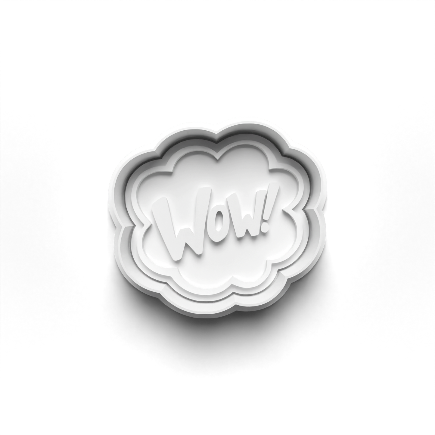 Comic speech bubble - Cookie Cutter + stamp 0732