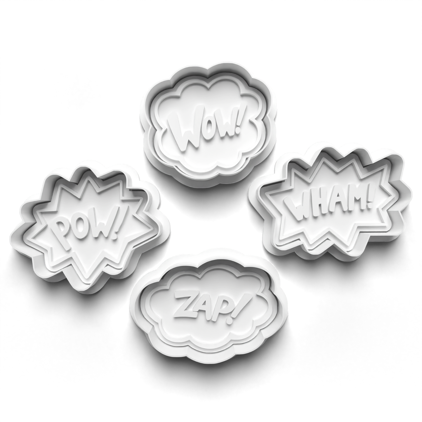 Comic speech bubble - Cookie Cutter + stamp 0732