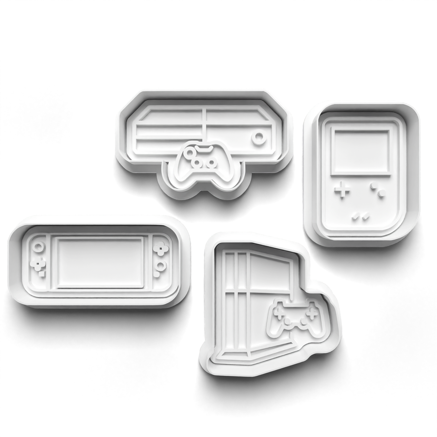Pc gamer set - cookie cutter and stamps 0749