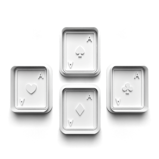 Ace cards player - stamp + cutter 0774