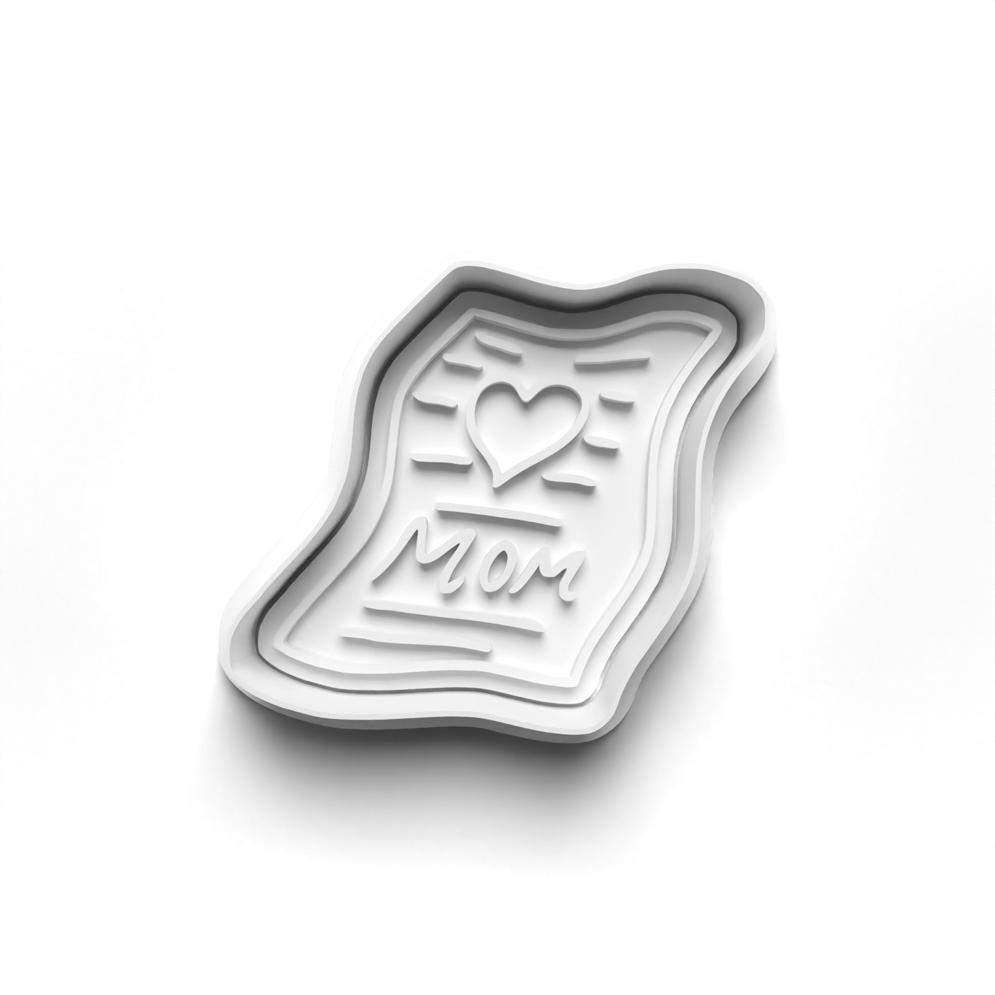 Mother's day set - Mom - cookie cutter + stamp 0803_
