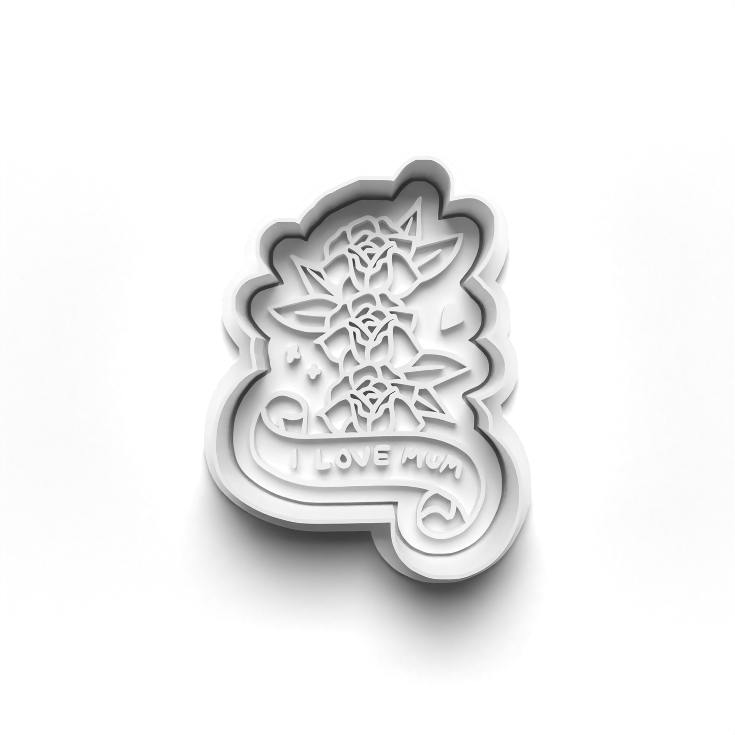 Mother's Day wording cookie cutter + stamp 0804_