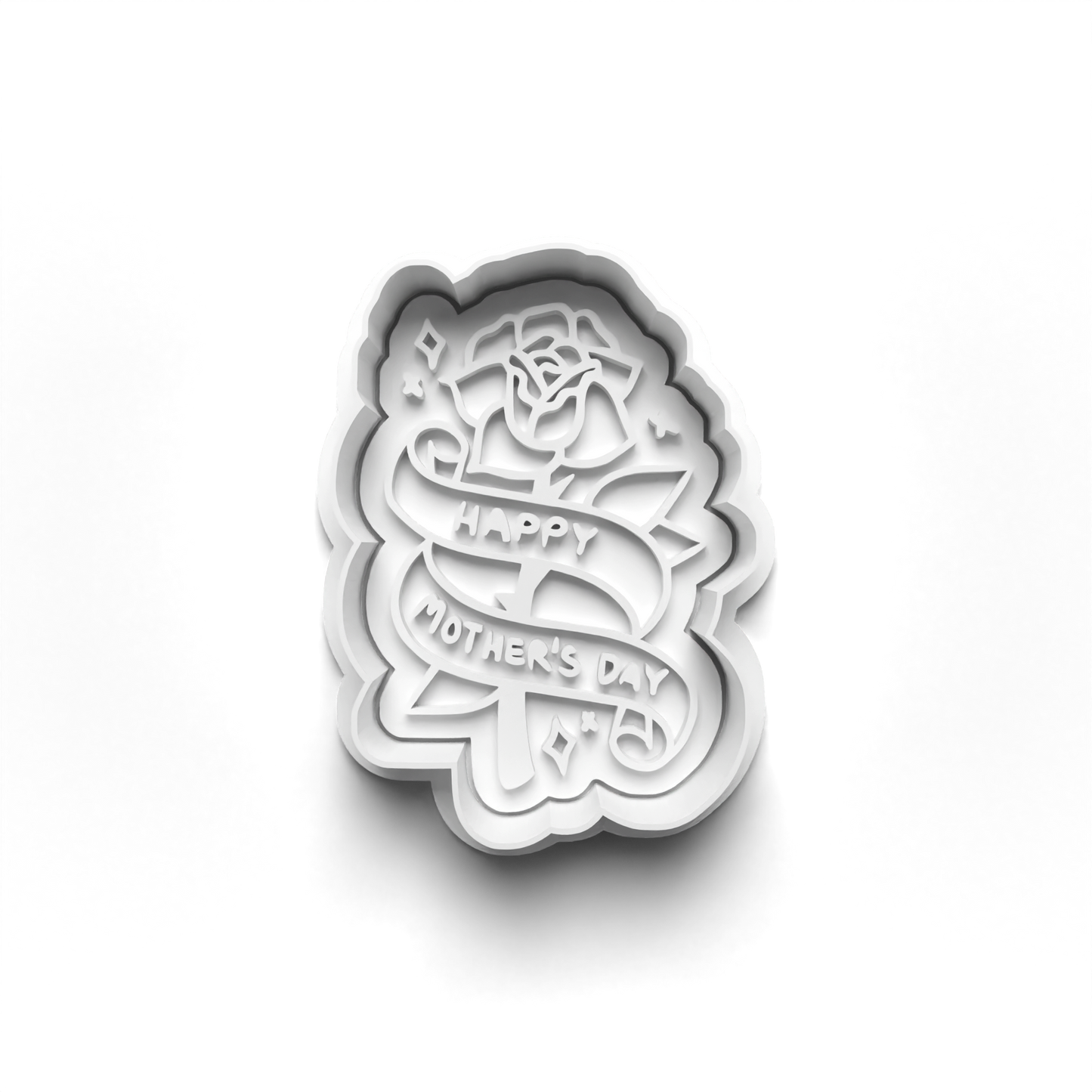 Mother's Day wording cookie cutter + stamp 0804_