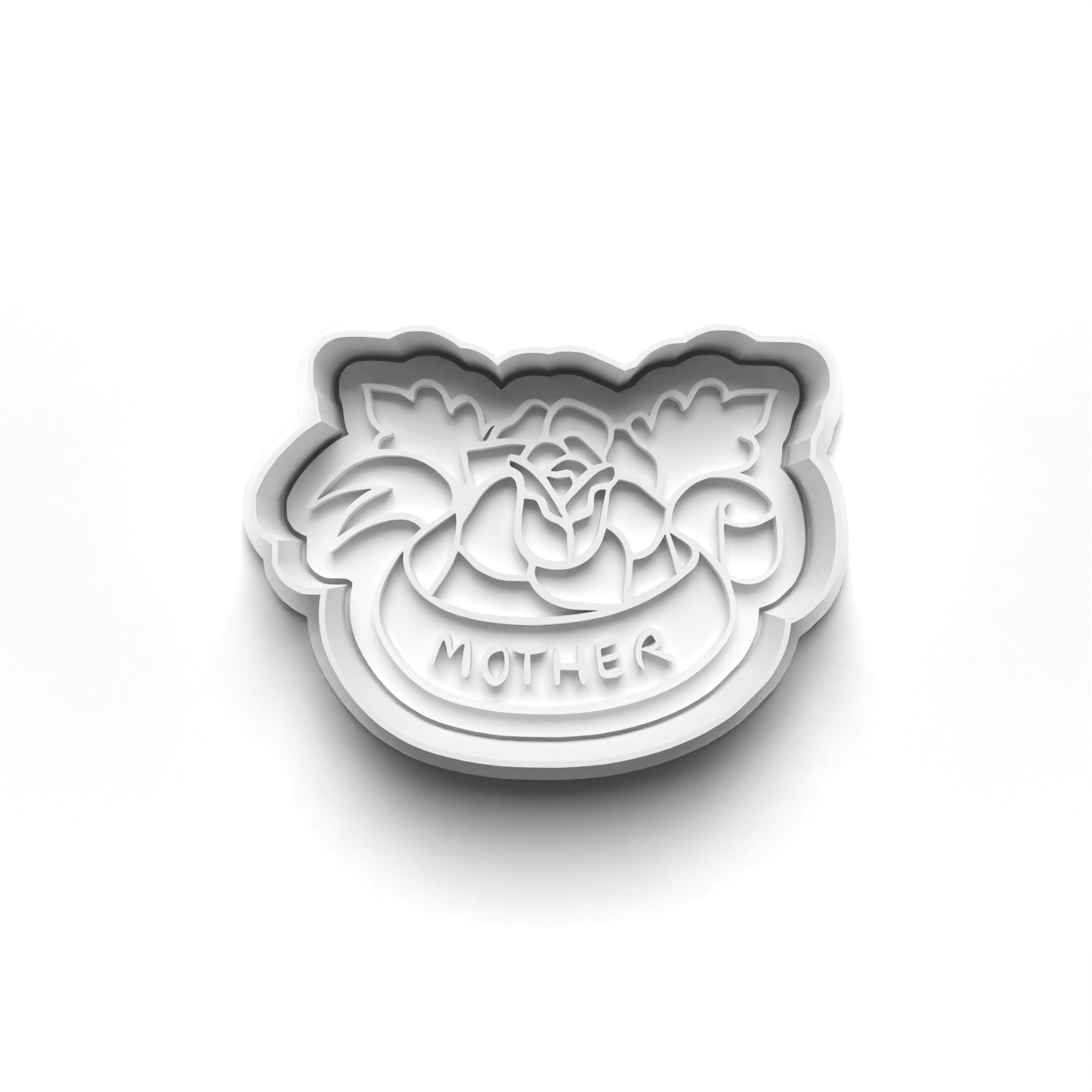Mother's Day wording cookie cutter + stamp 0804_