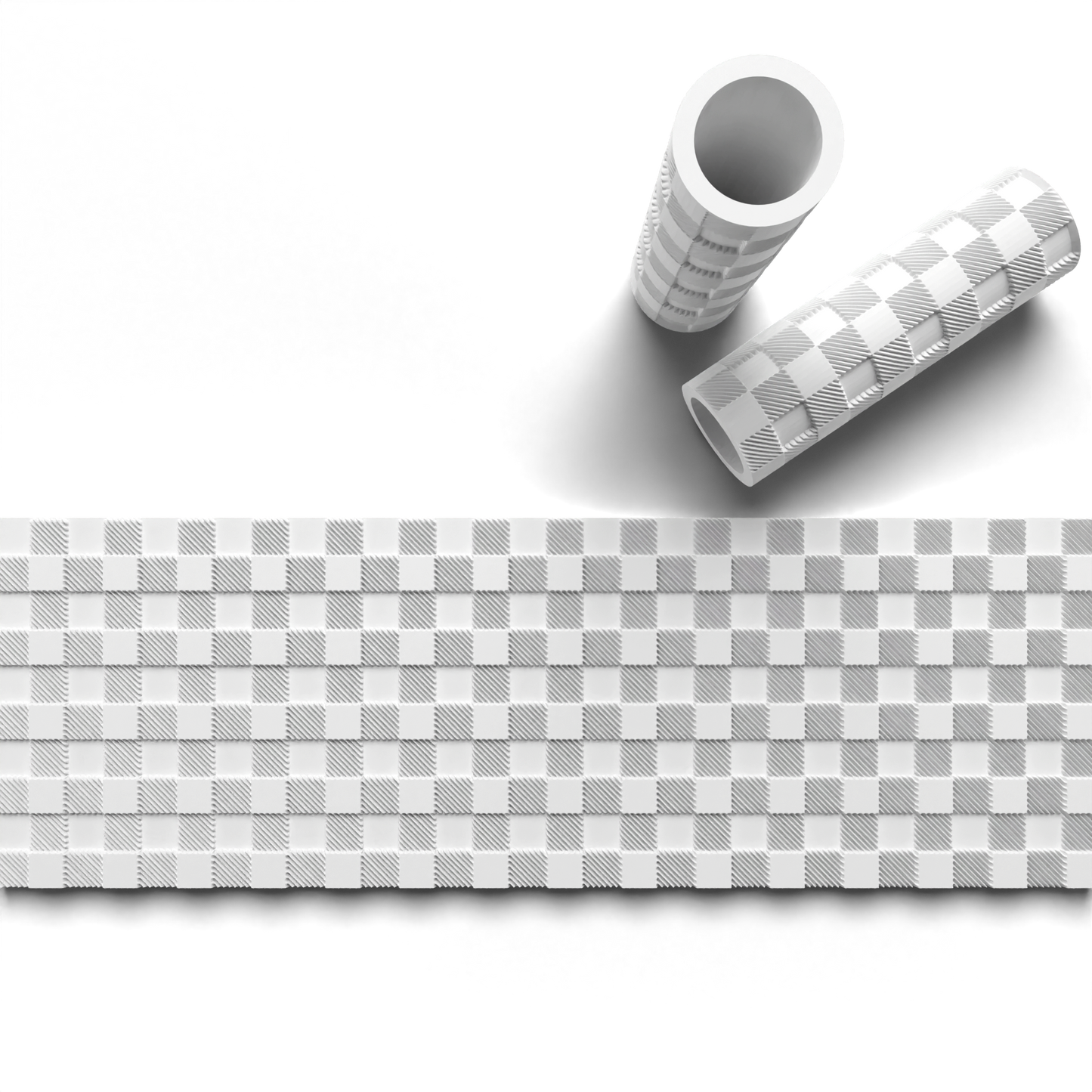 Fabric Textured roller - rolling pin - pattern - 0882_6