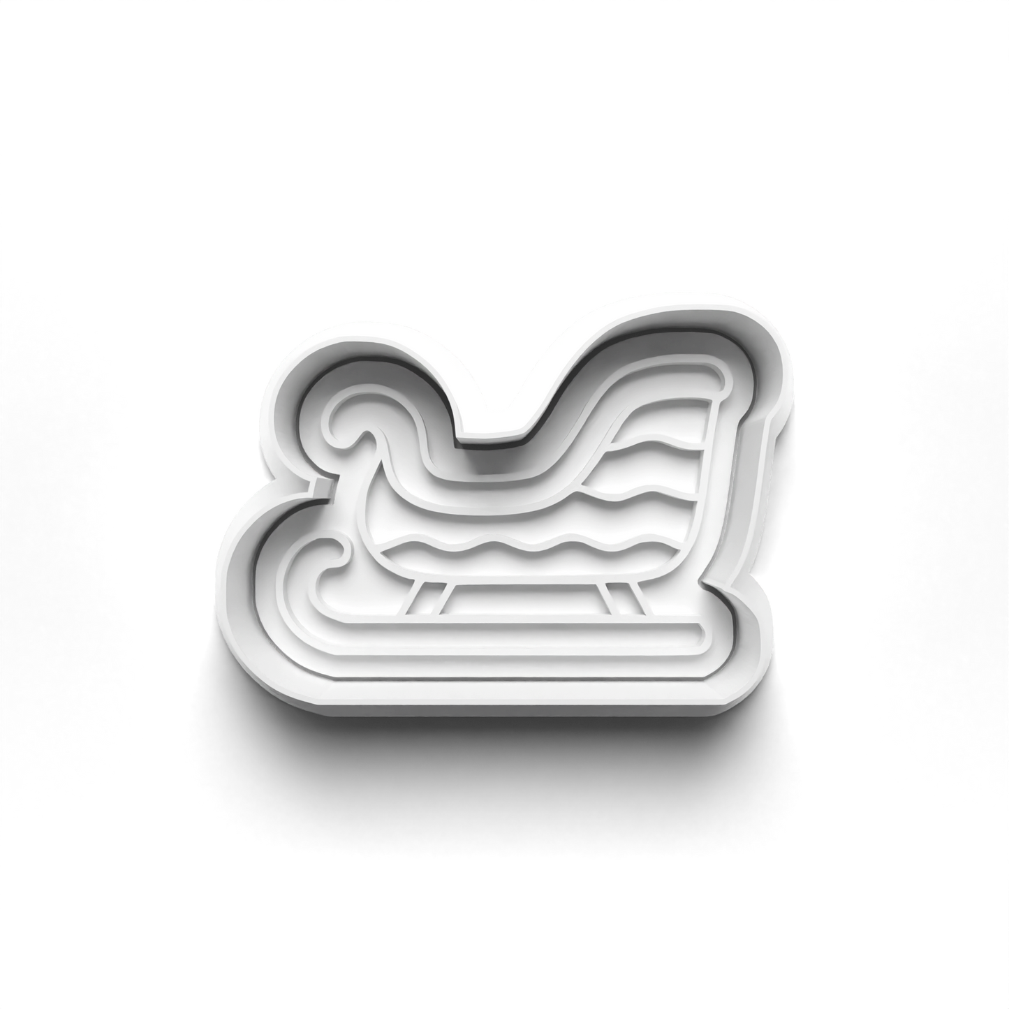 christmas santa Set cookie cutter and stamp - 0997