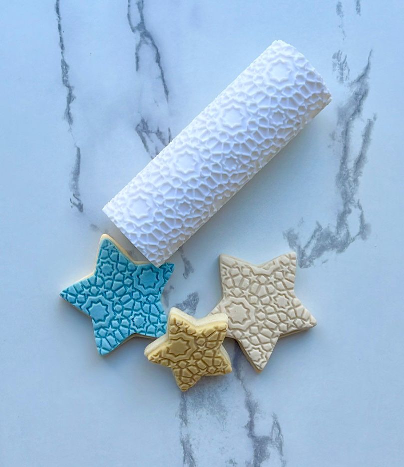 Muslim maroccan inspired Texture roller - rolling pin - pattern MS1010