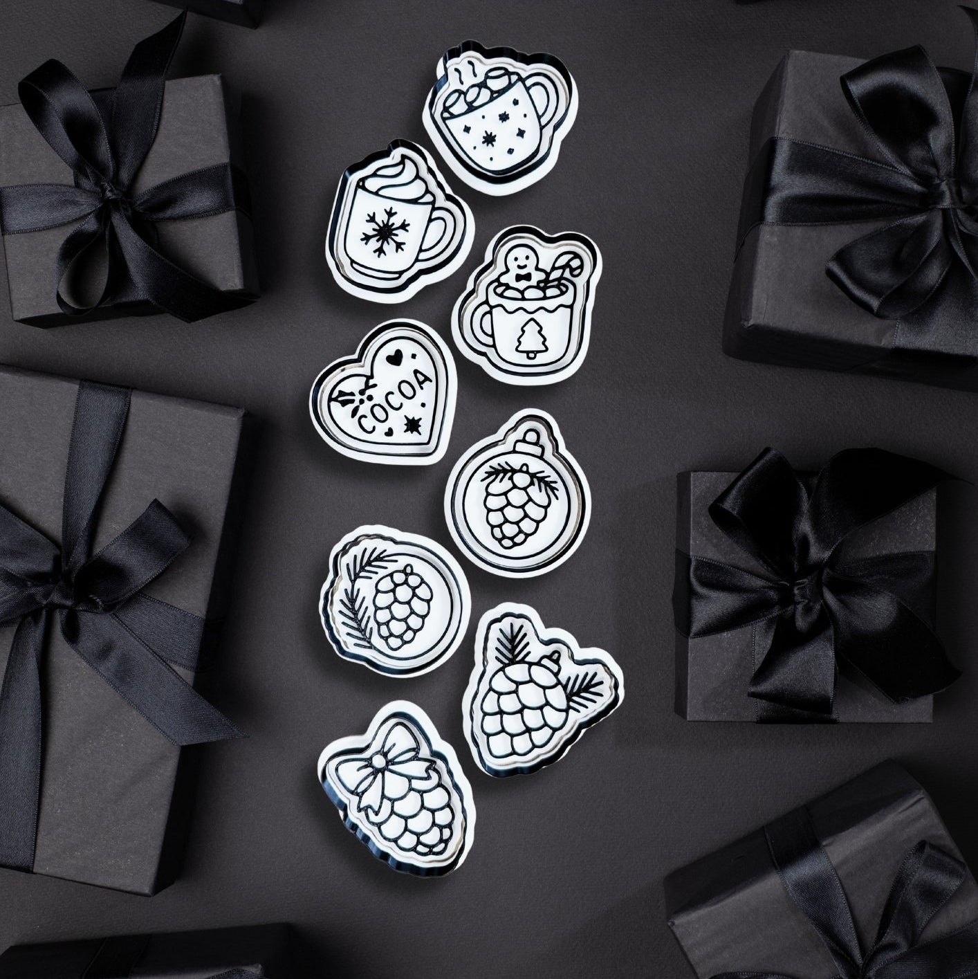 Box 8 - Hot Chocolate and Pine cone set