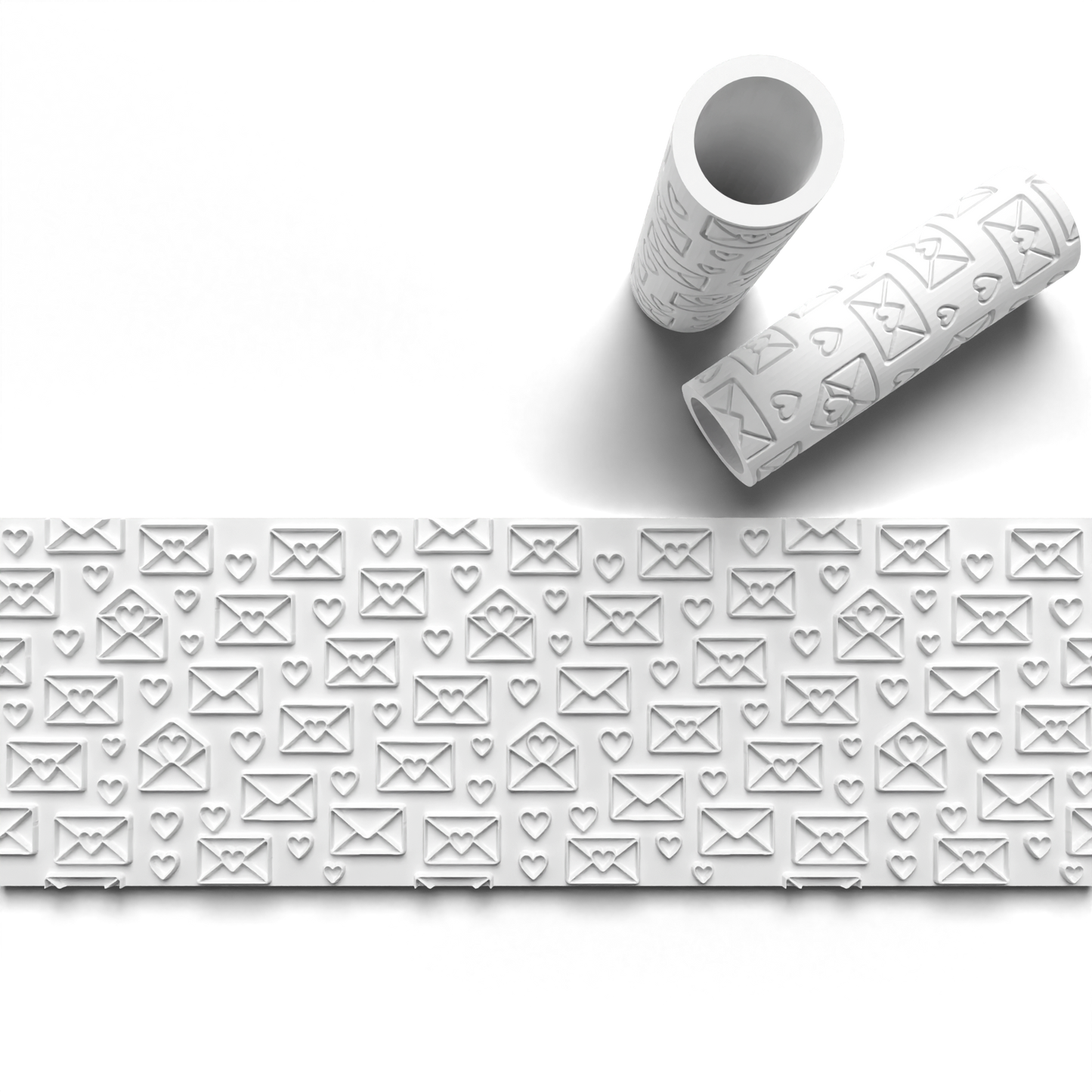 Valentine Texture roller - rolling pin - 1053_2