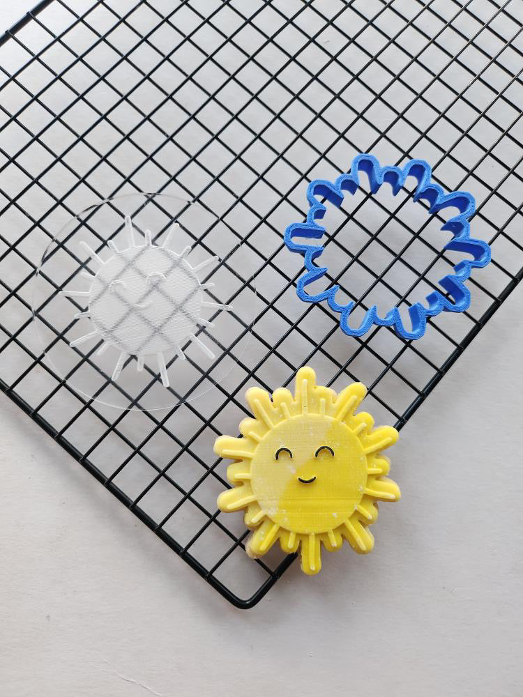 Baby sun - Cookie cutter + Debossing MEG cookie cutters