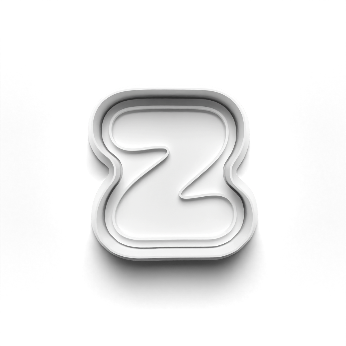 Bubble puffy Alphabet Cookie Cutter & Stamp – Individual Letters or Full A–Z Set 1232_2