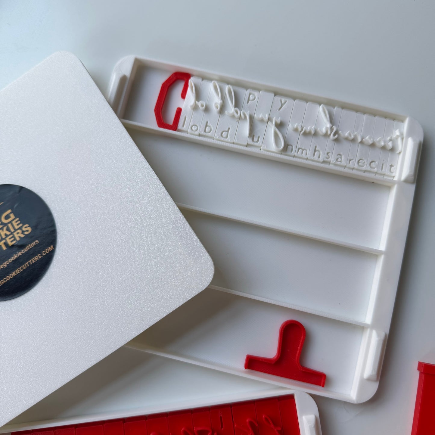 The signature font Alphabet letter stamp