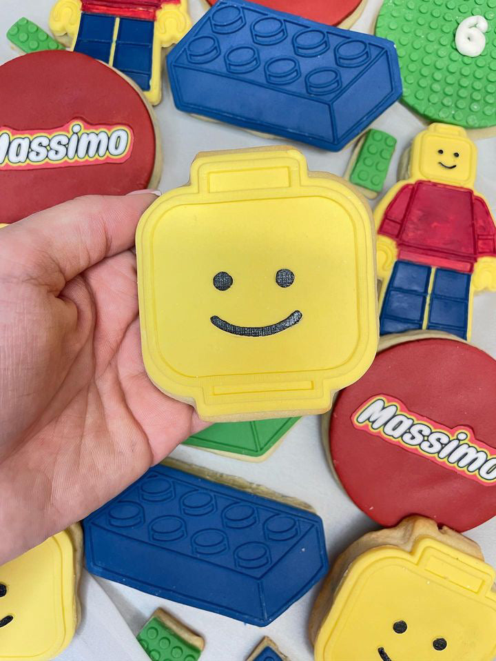 blocks-inspired head block cutter + deboss