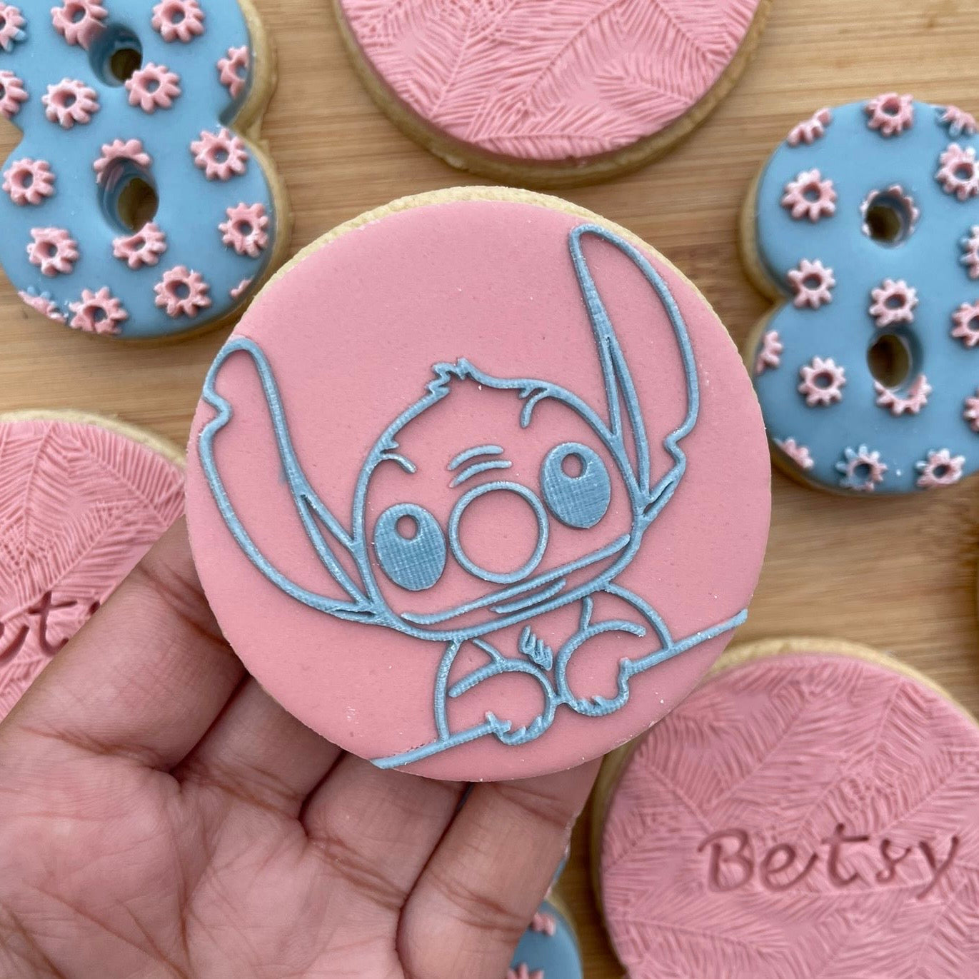 Stitch deboss