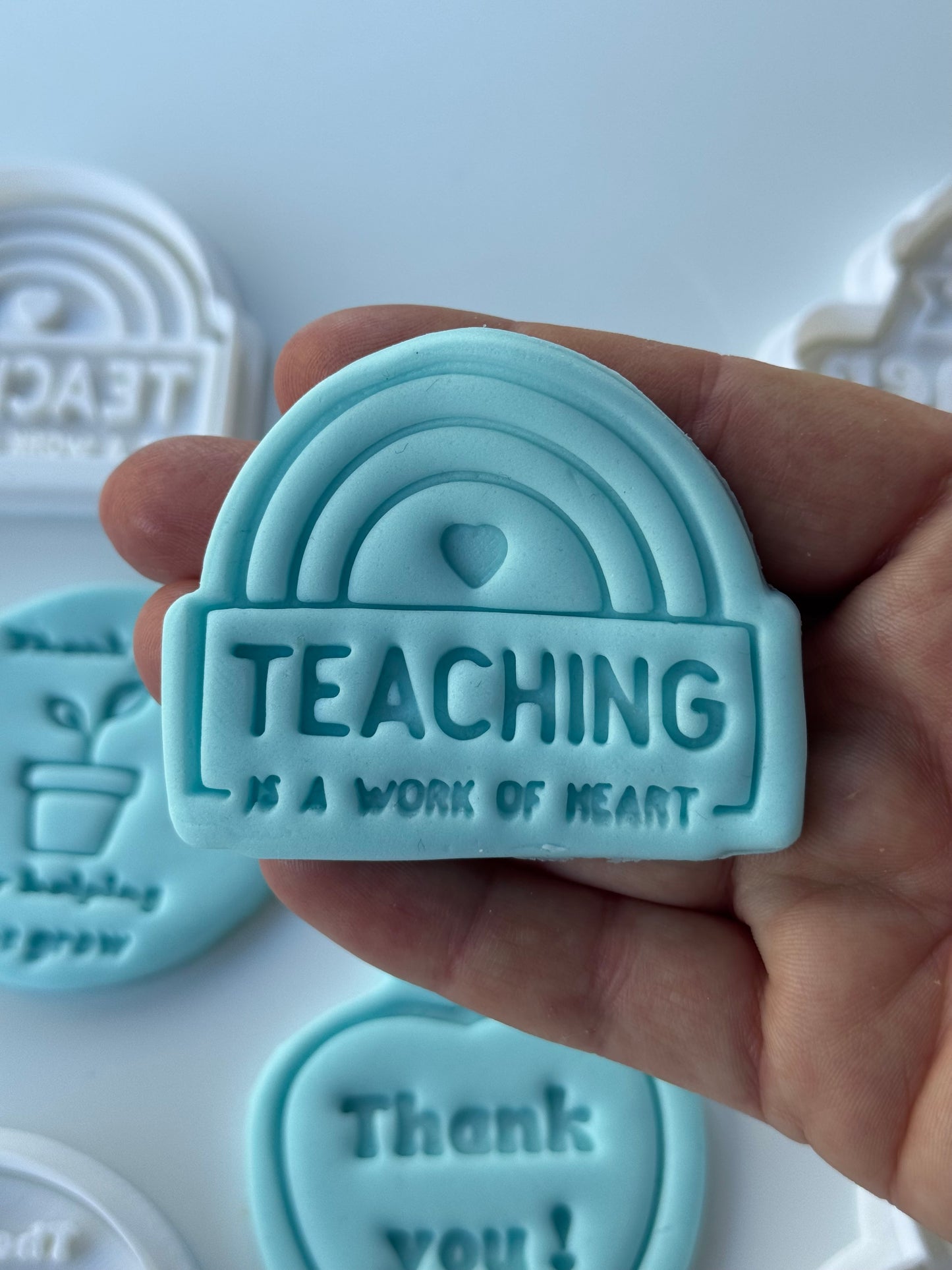 Thank you Teacher cutters and stamps - 0710
