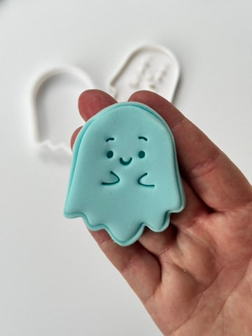halloween ghost stamp and cutter