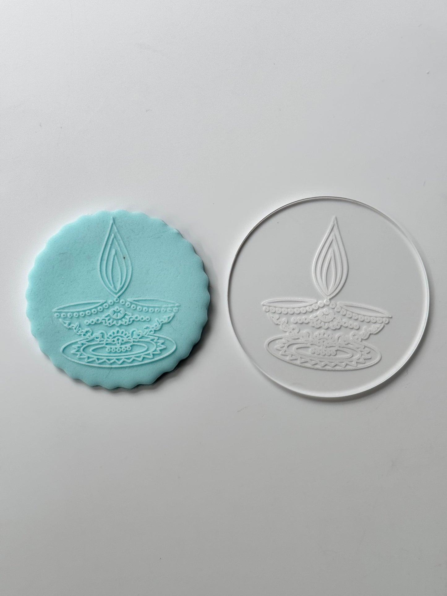 Candle Diwali d2 deboss