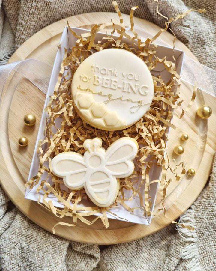 Thank you for Bee-ing amazing debossing MEG cookie cutters