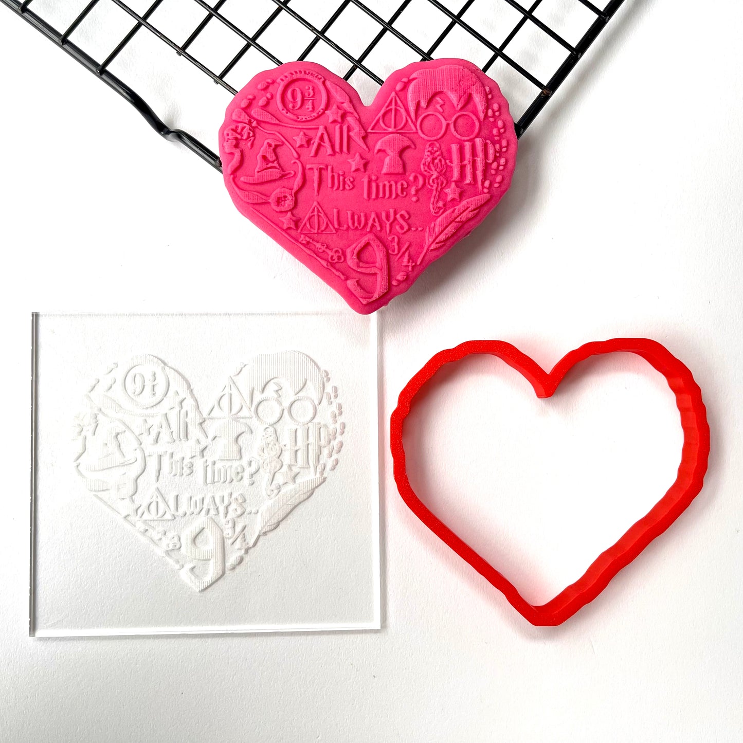 Magic wizard-inspired - heart always- deboss + cutter
