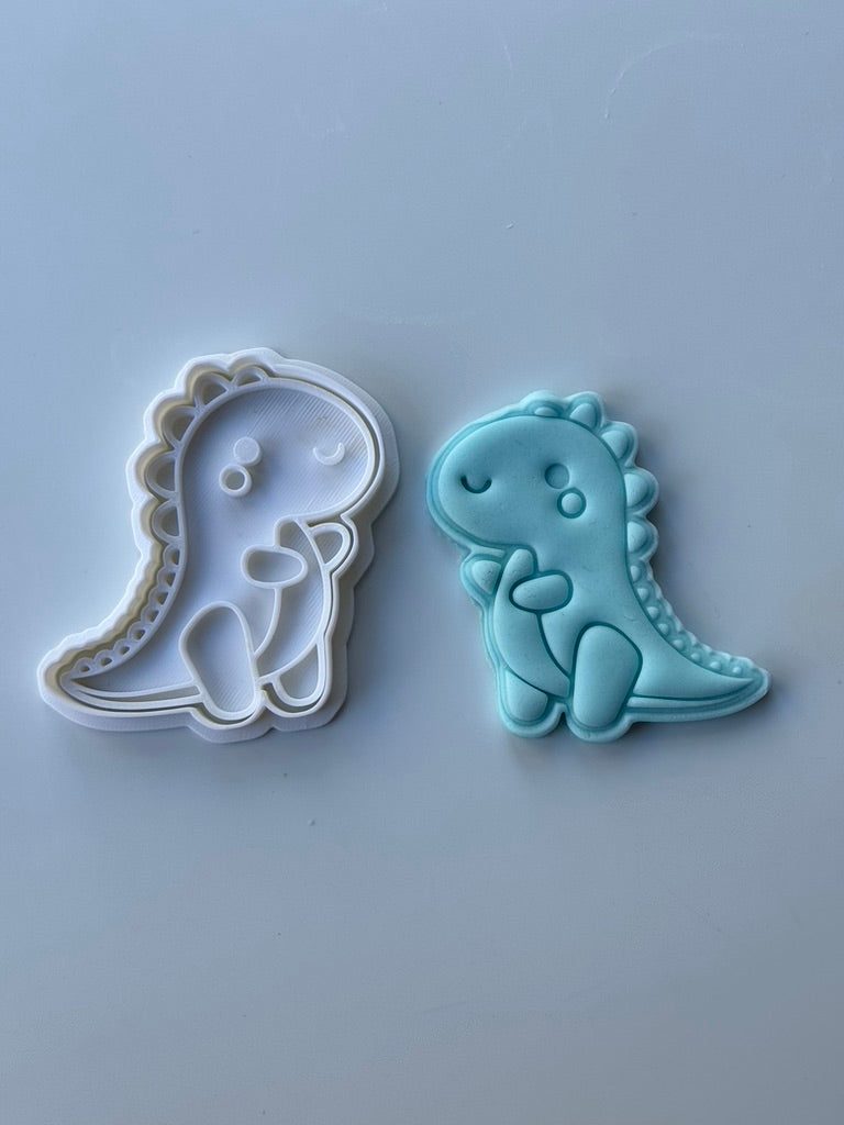 Dinosaur cutter + stamp M1051