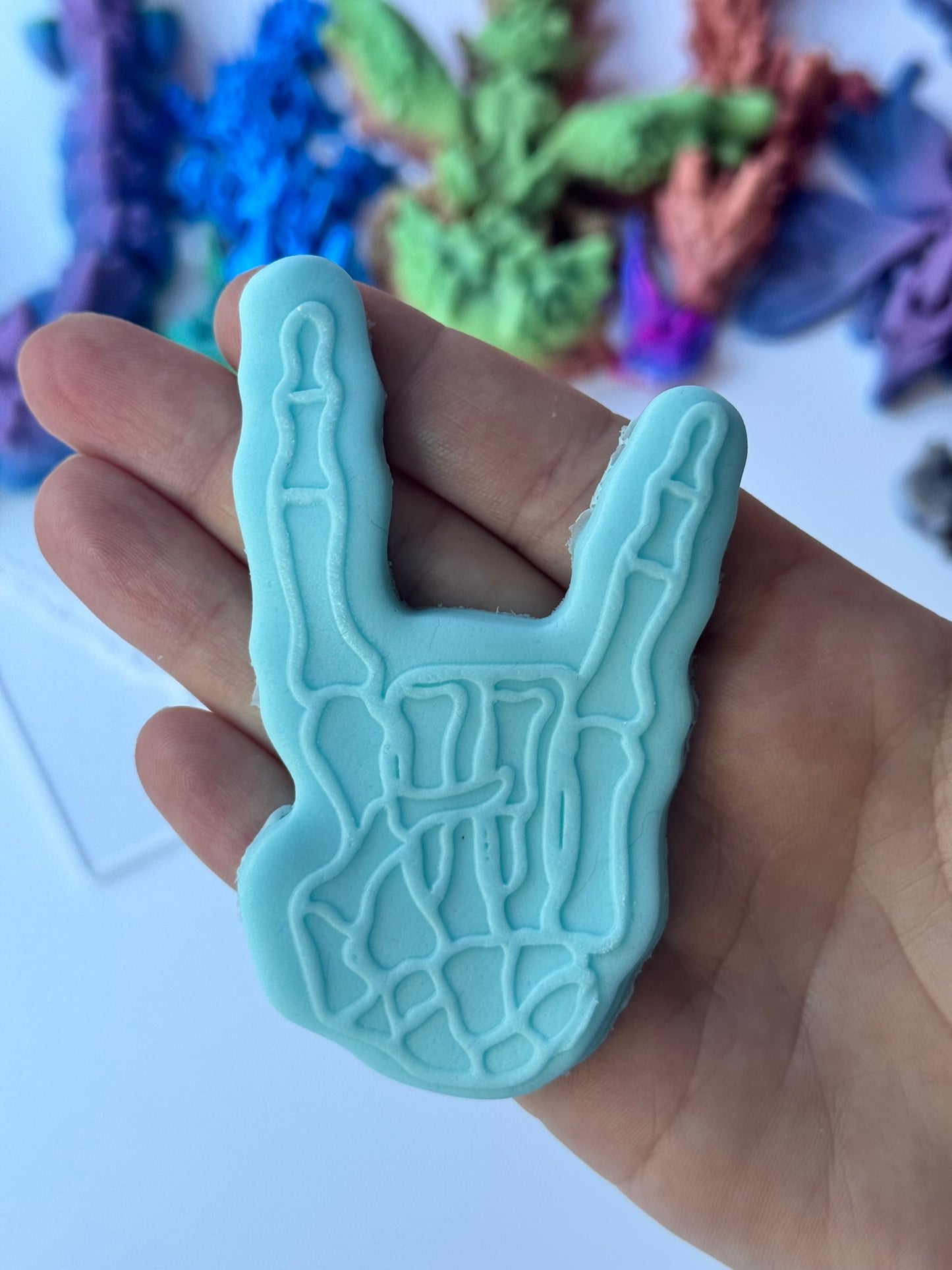 Halloween - spooky cute hand - deboss and matching cutter M1065