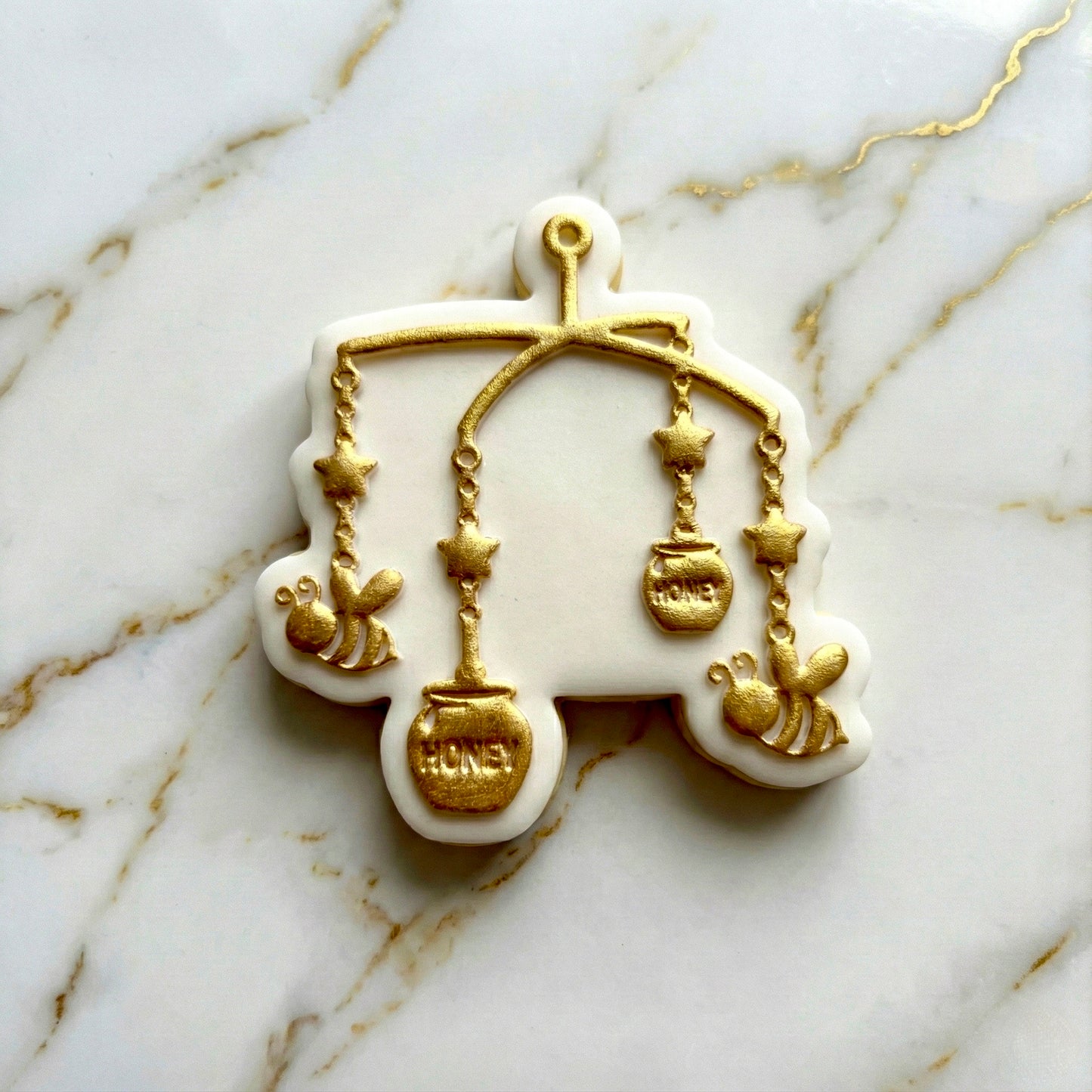 Bee theme - baby mobile toy- deboss and cutter