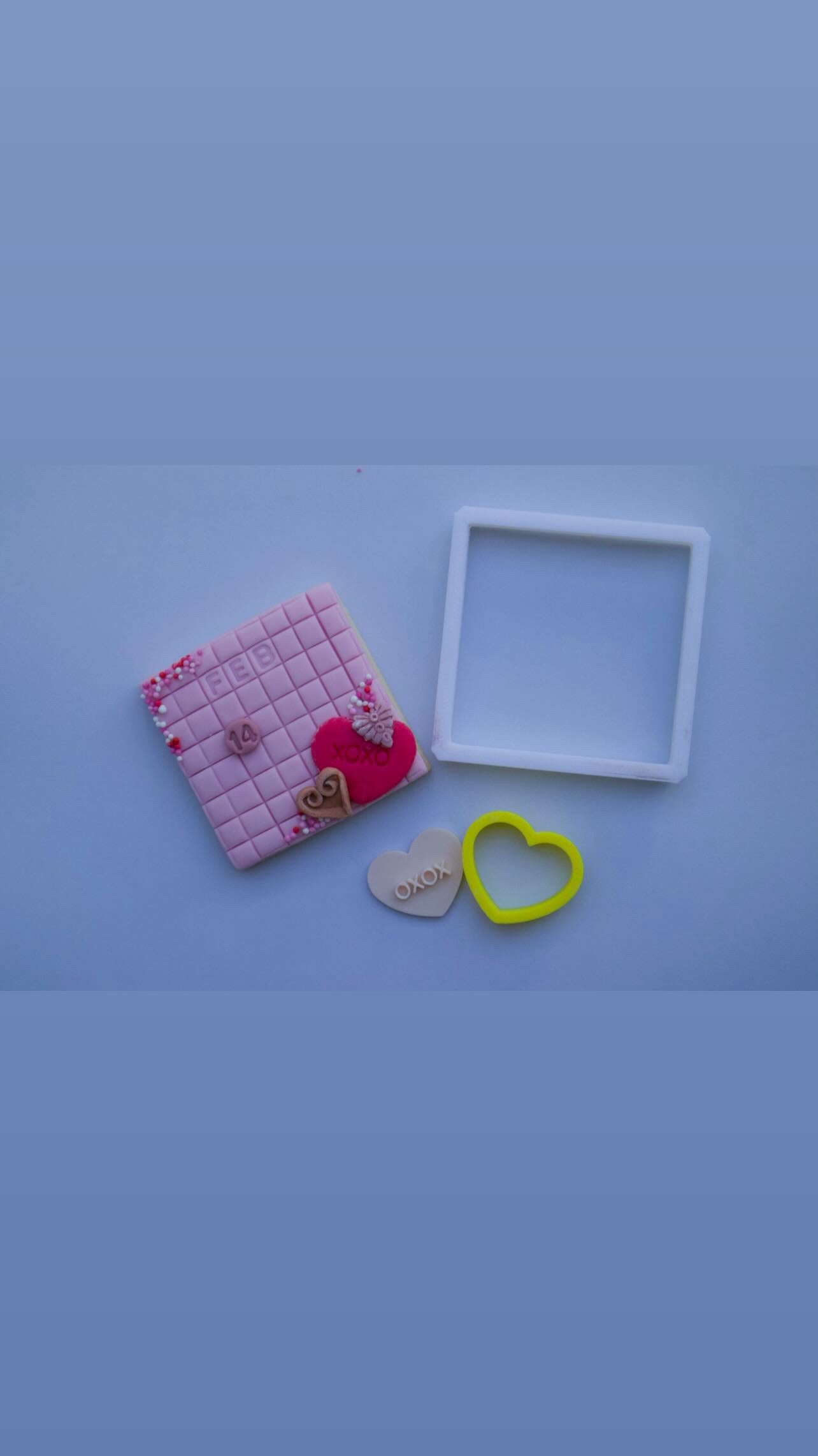 Mini hearts and stamp set
