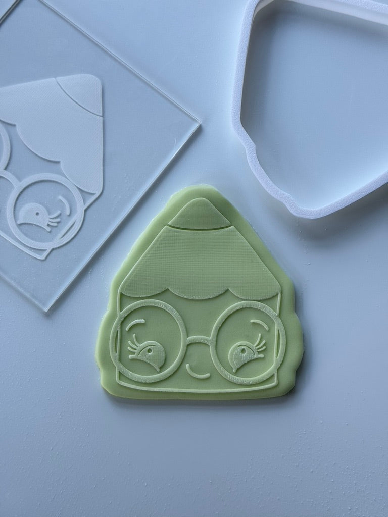 point cute pencil - deboss + matching cutter M1031