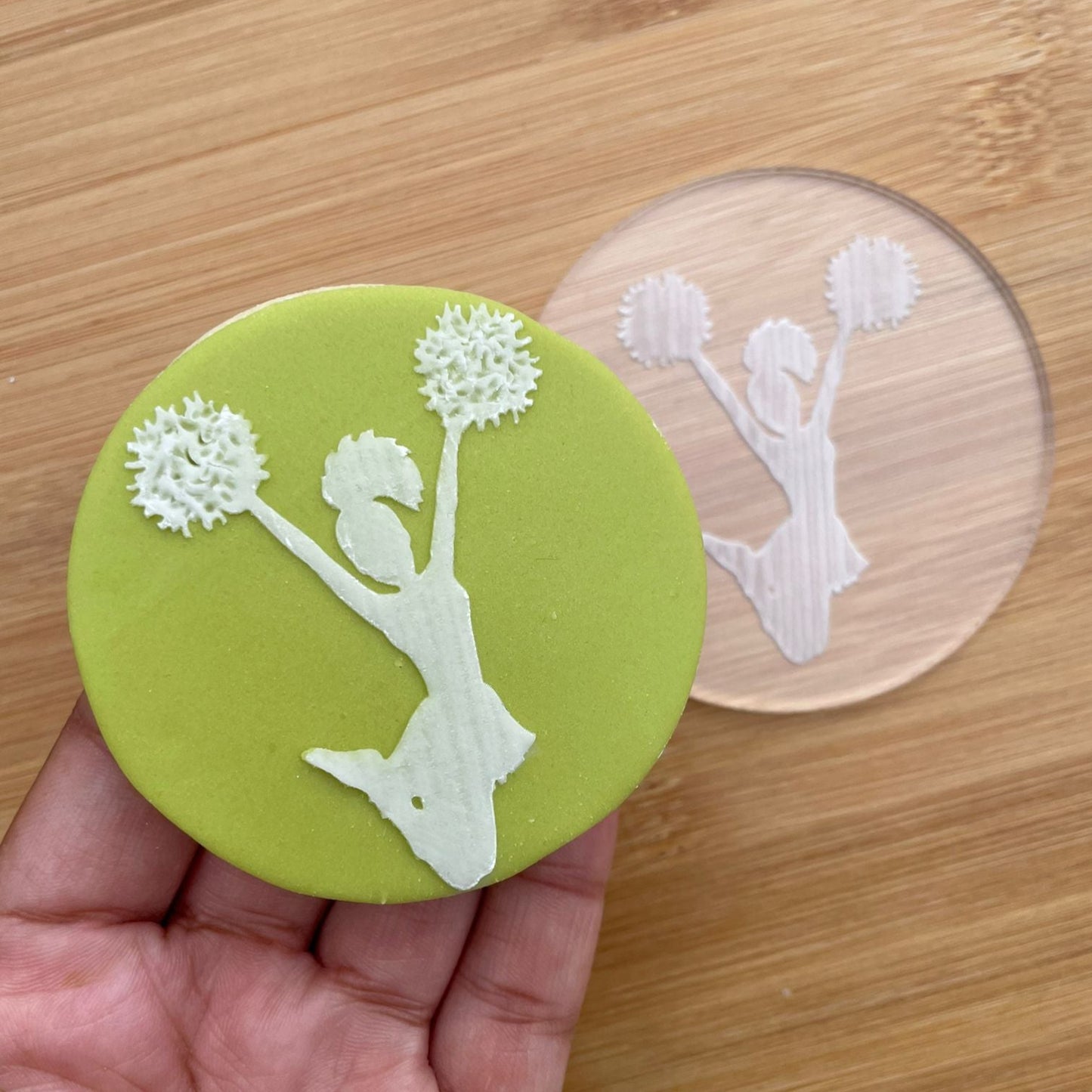Gymnastic girl deboss MEG cookie cutters