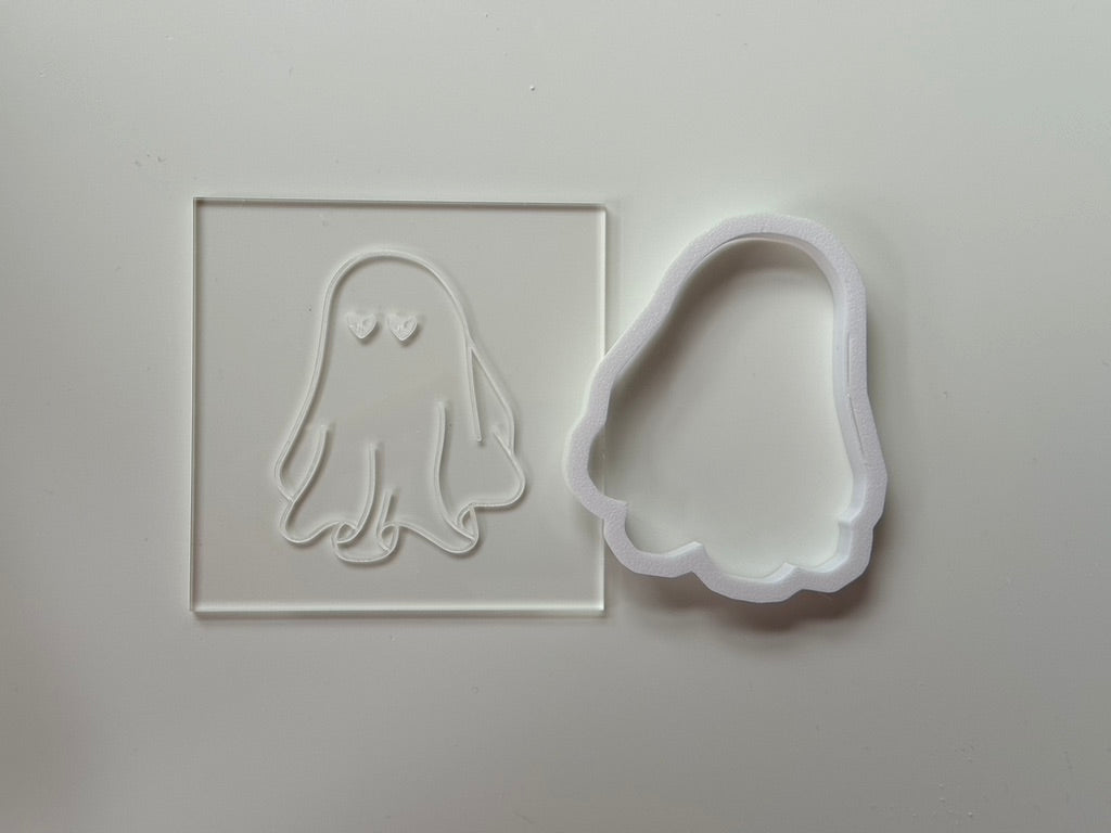 Halloween ghost Deboss + matching cutter M1033