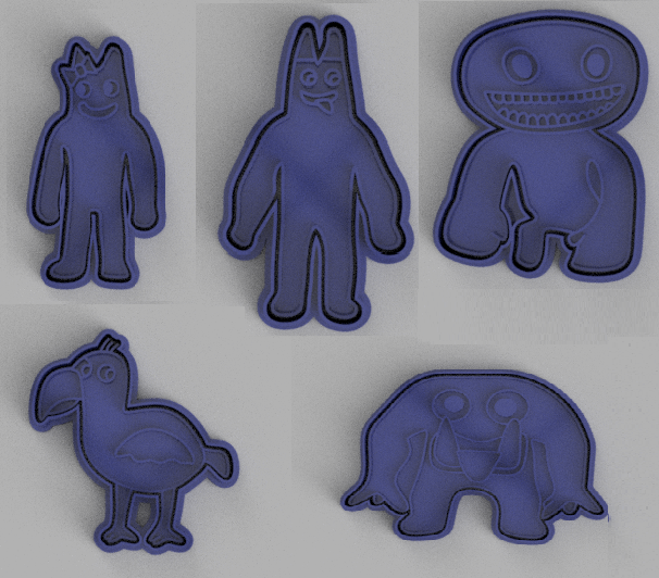 Garten of banban set of 5 cutter + stamp