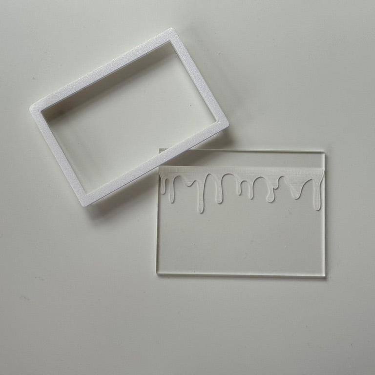 drip - Birthday Theme - debossing and matching cutter M1034