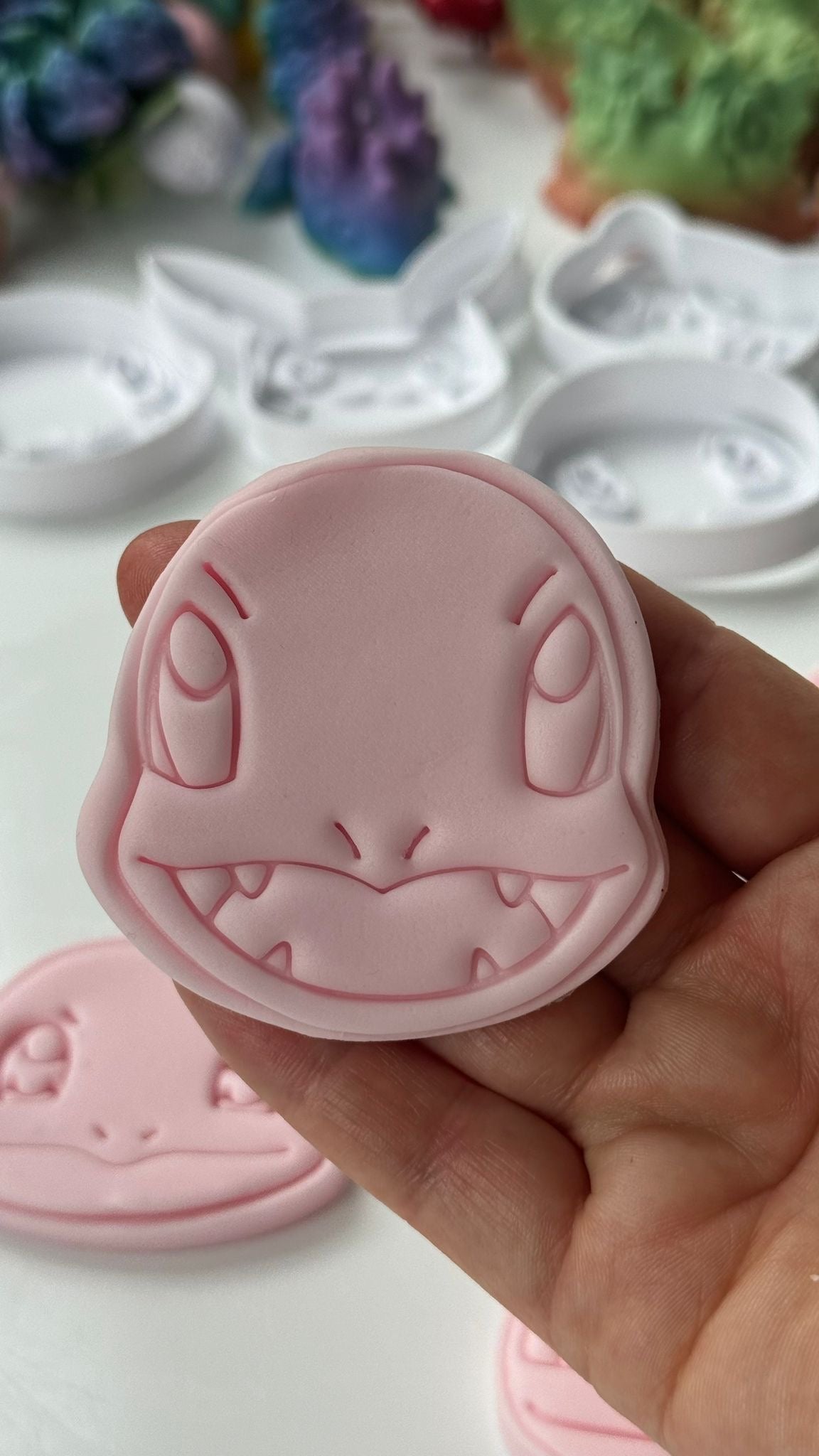 SQUIRTLE - POKEMON stamp + cutter