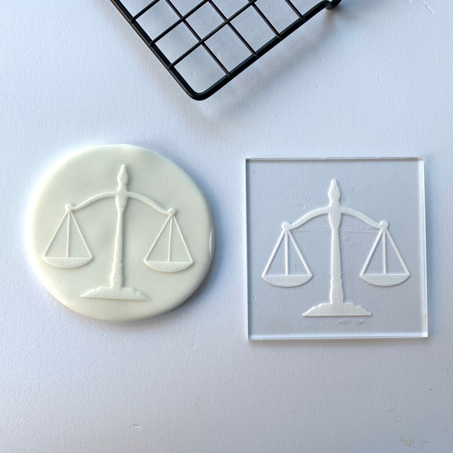 Scales of Justice deboss - Law