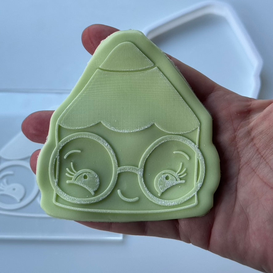 point cute pencil - deboss + matching cutter M1031