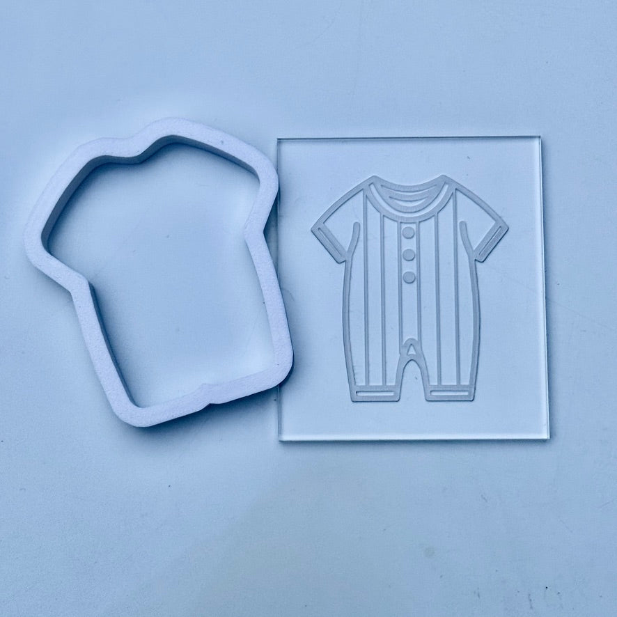 Baby onesie - Debossing + matching cutter - M1013