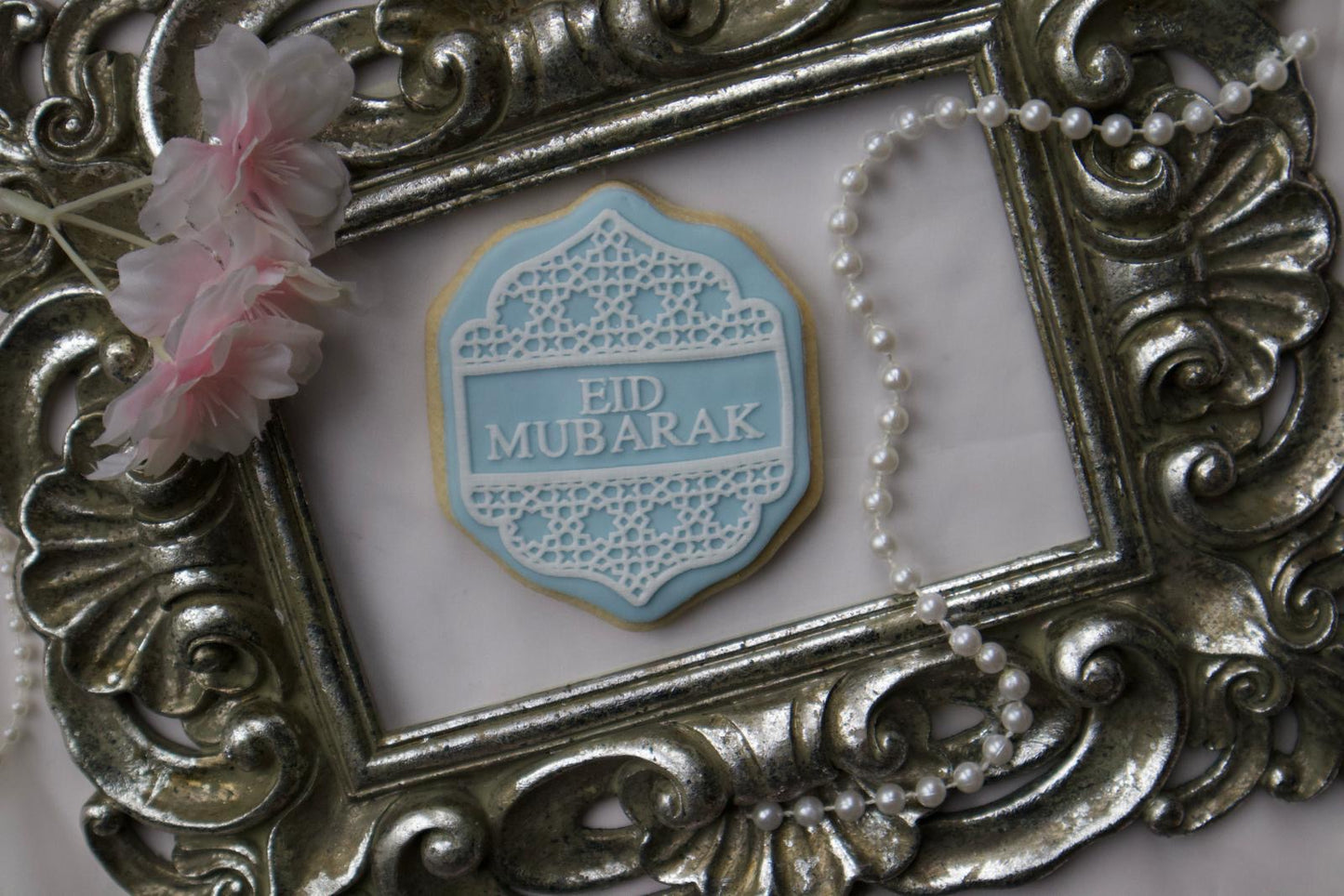 Ramadan / Eid - debossing acrylic + matching cutter - Eid Mubarak
